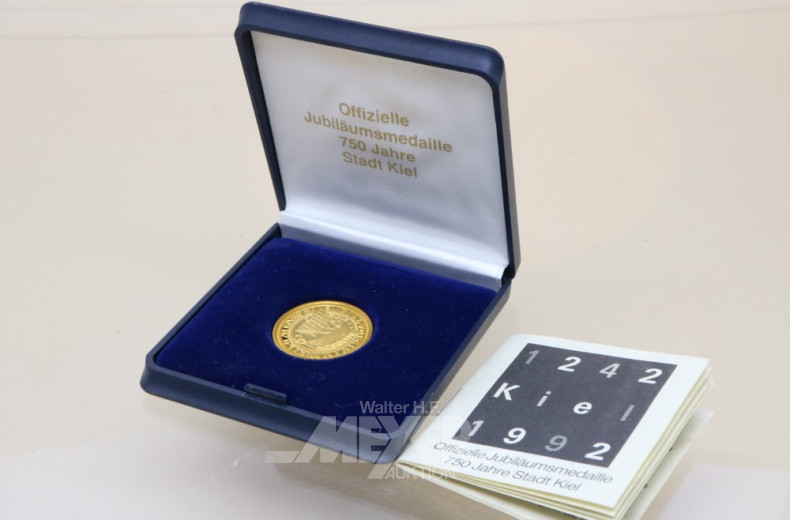 Medaille ''750 Jahre Stadt Kiel''