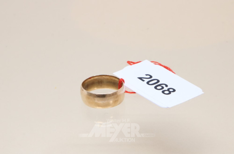 Ring, 585er GG (Säuretest), ca. 4 g