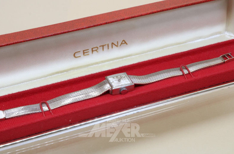 Damenarmbanduhr CERTINA, 750er WG,