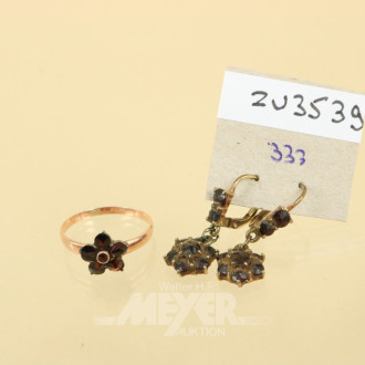 Schmuck-Set, 2-tlg., 333er Gold,