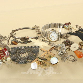 Konvolut Mode-Silber-Schmuck