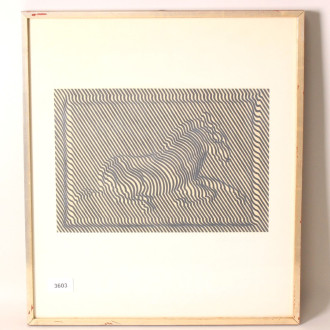 Lithographie ''Zebra'',