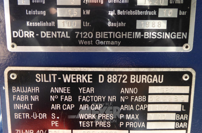 Dental-Kompressor DÜRR DENTAL Germany