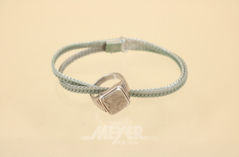 Armband 835er Silber sowie