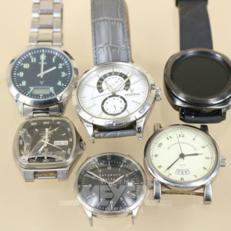 6 Armbanduhren, tlw. ohne Armband