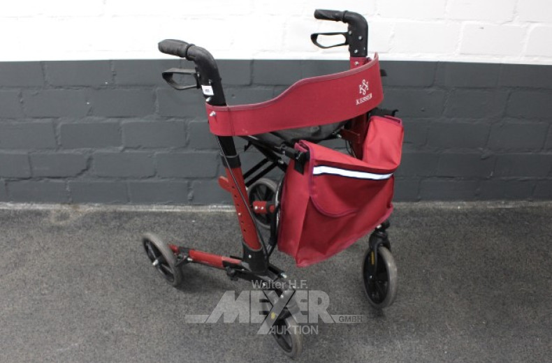 Rollator KESSER, rot,