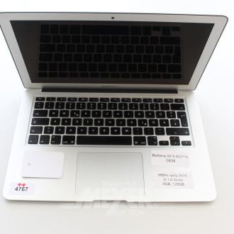 Laptop APPLE, Typ: Mac Book Air,