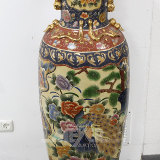 Bodenvase ''Chinadekor'', Höhe: ca. 135 cm