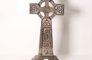 gr. Keltenkreuz, Holz, Höhe: ca. 68 cm