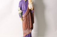 2 gr. Heiligenfiguren, Holz