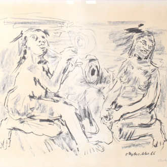 Lithographie ''Die Macht der Musik''