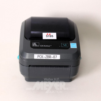 Thermo-Label-Drucker ZEBRA GK420D,