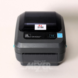 Thermo-Label-Drucker ZEBRA GK420D,