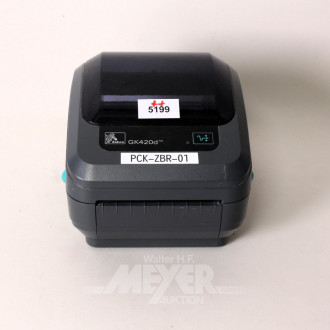 Thermo-Label-Drucker ZEBRA GK420D,