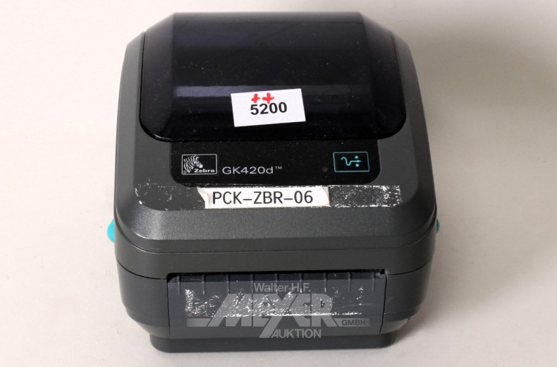 Thermo-Label-Drucker ZEBRA GK420D,