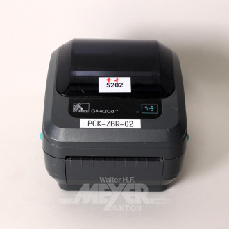 Thermo-Label-Drucker ZEBRA GK420D,