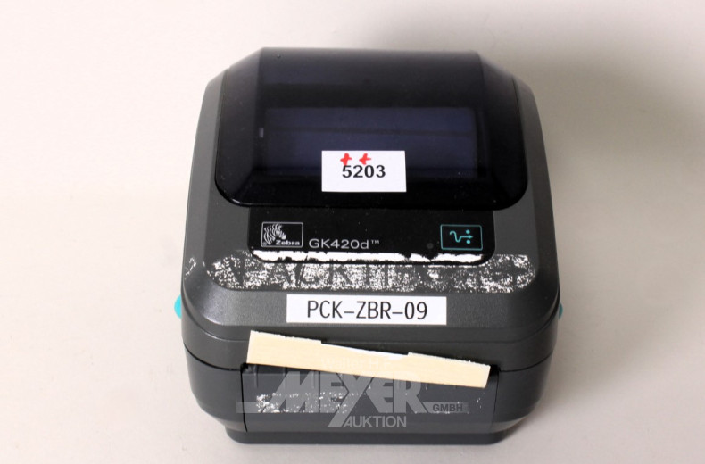 Thermo-Label-Drucker ZEBRA GK420D,