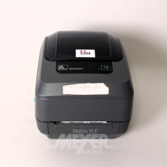 Thermo-Label-Drucker ZEBRA GK420T,