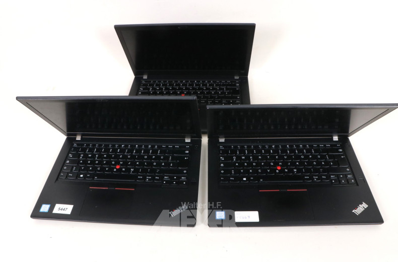 3 Laptops LENOVO Thinkpad T480