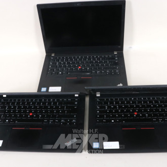 3 Laptops LENOVO Thinkpad T480