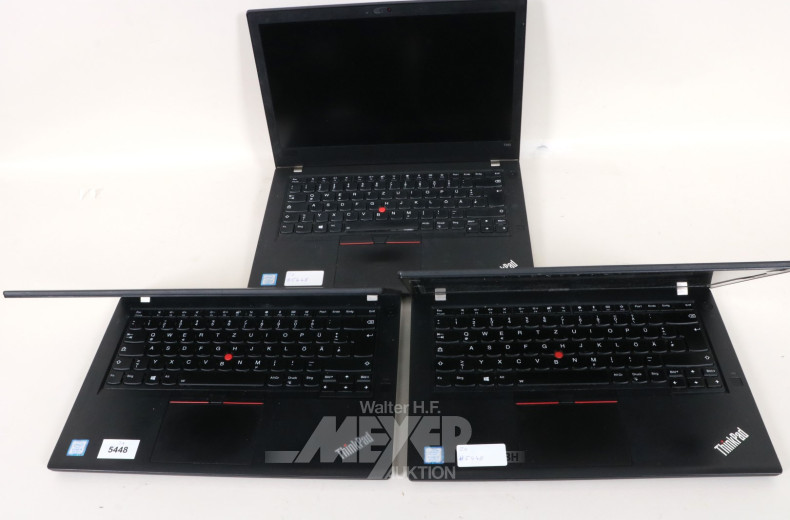 3 Laptops LENOVO Thinkpad T480