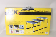 Multifunktions-Klapptisch, 3-tlg., OVP