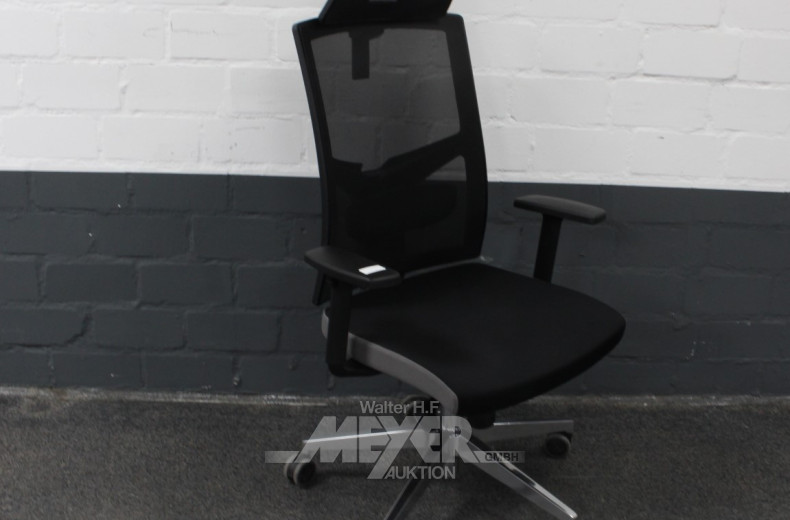 2 Bürostühle (1x NOBLECHAIR)