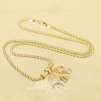 Collier, 585er GG,