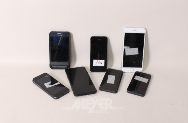 Posten Smartphones (6 Stk.) APPLE iPhone