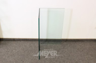 3 versch. Glas-Tischplatten,