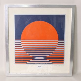 Graphik, ''Abstrakte Sonne'',