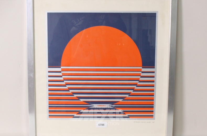 Graphik, ''Abstrakte Sonne'',