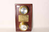 Barometer und 1 Glasenuhr WEMPE