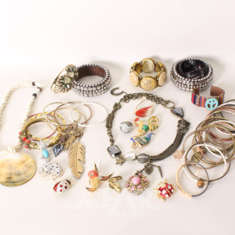 Konvolut Modeschmuck best. aus: