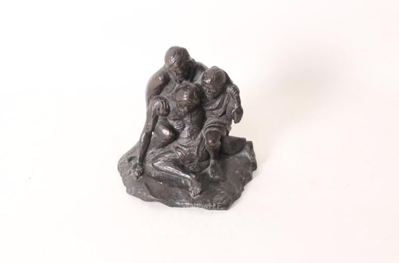 kl. Figurengruppe, Bronze,