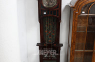 Standuhr (Retro), mahagonifarben,