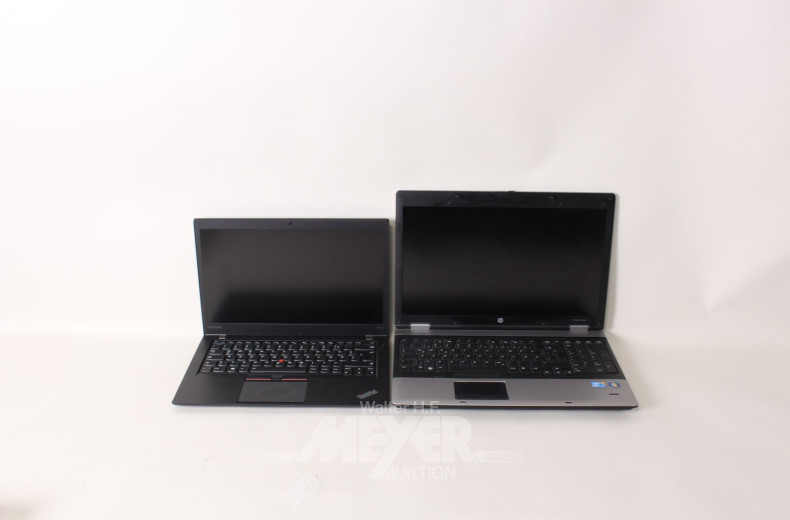 3 versch. Laptops: 2 x LENOVO, 1 x HP