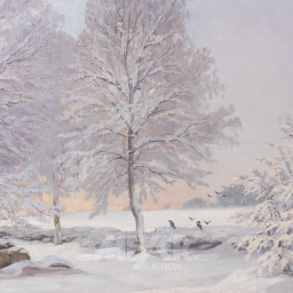 Gemälde ''Winterlandschaft''