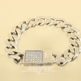 Panzerarmband ''Jette'', 925er Silber,