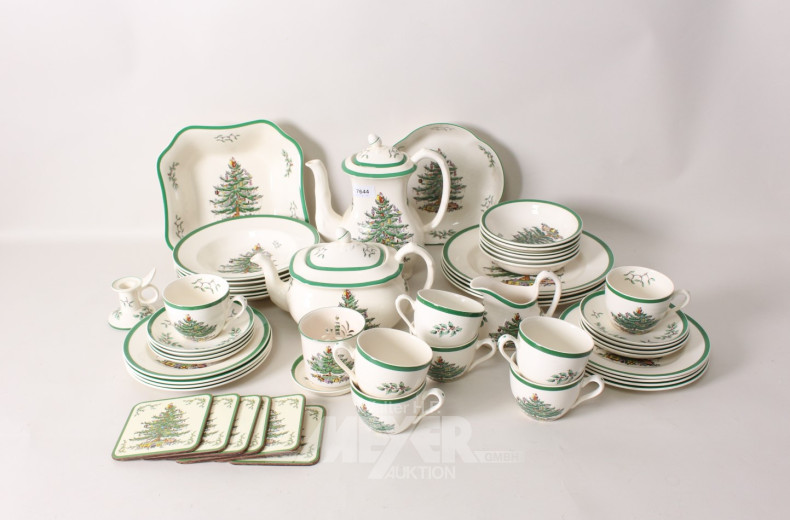 Porz. Service, SPODE, CHRISTMAS TREE,