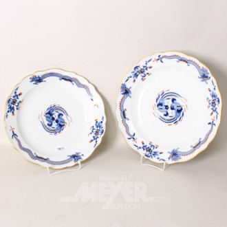 2 Porz.- Servierteller MEISSEN,