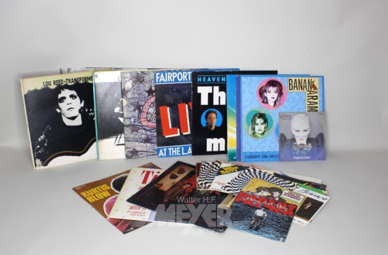 Konvolut Schallplatten, LPs und Singles,